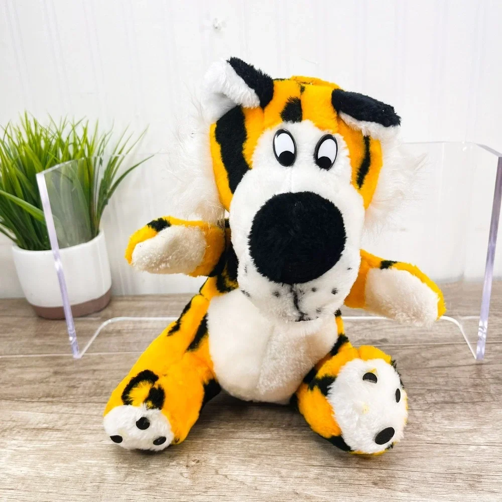 Vintage Brooklyn‎ Doll Cheetah Plush Wonky Tiger Plushie 1987